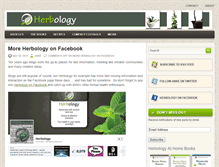 Tablet Screenshot of herbology.com.au